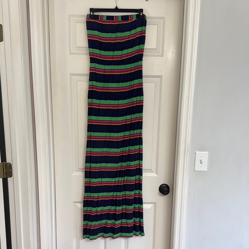Striped Multicolor Maxi Skirt